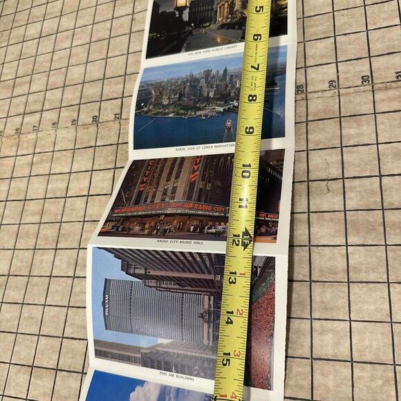 Old Vintage NEW YORK Post Cards Fold Out‎ Set The WONDER CITY Views Made USA - Picture 5 of 9
